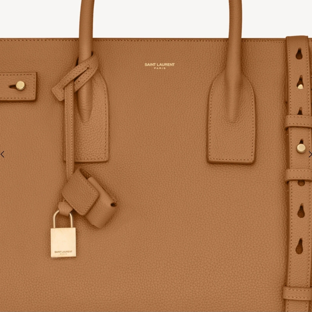 Saint Laurent Sac de Jour - Medium in Supple Grained Leather (Cinnamon) - Picture 3 of 9